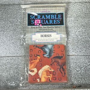 b. dazzle 1994 Vintage Scramble Squares Horses NIB